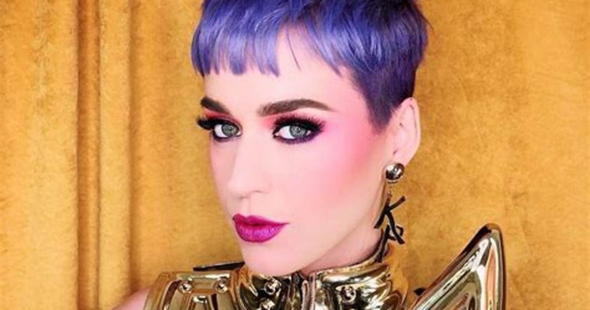 Katy Perry Purple Hair Instagram