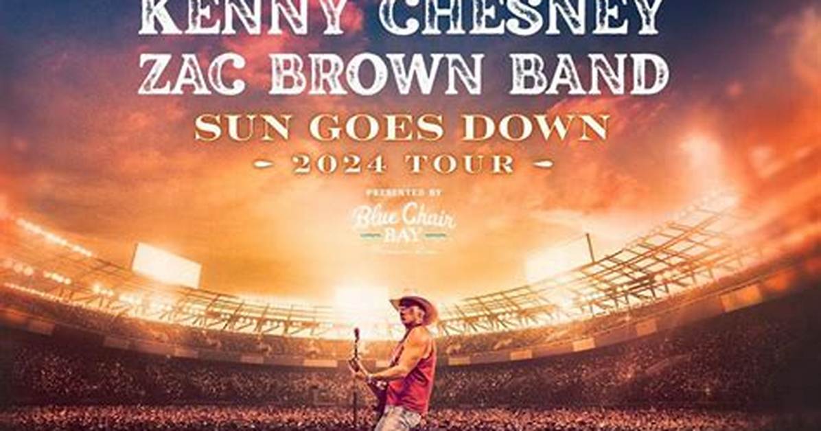 Kenny Chesney Announces 2024 Sun Goes Down Tour