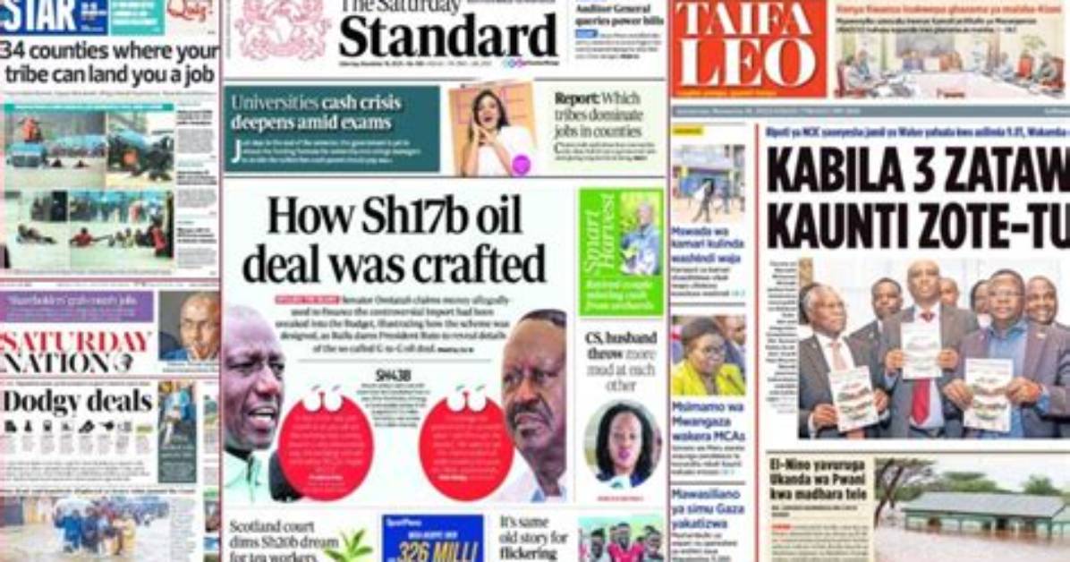 Kenya Newspapers Review: Cs Soipan Tuya’s Husband Says She Chased Him out of Their Home