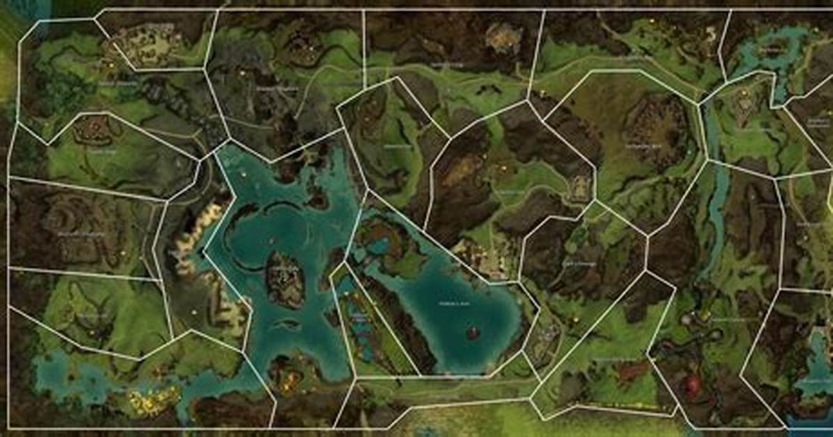 Kessex Hills Map Guild Wars 2