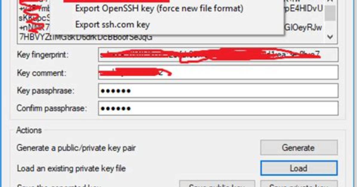 Key_Load_Public: Invalid Format