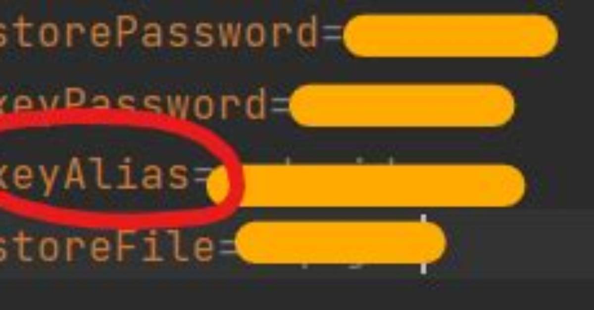Keytool Error: Java. Lang. Exception: Alias Does Not Exist