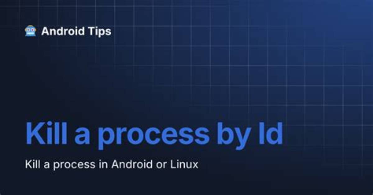 Kill a Process Running in the Android Emulator