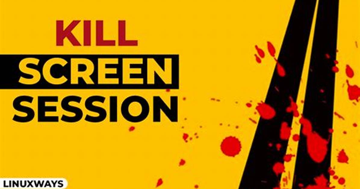 Kill Detached Screen Session [Closed]