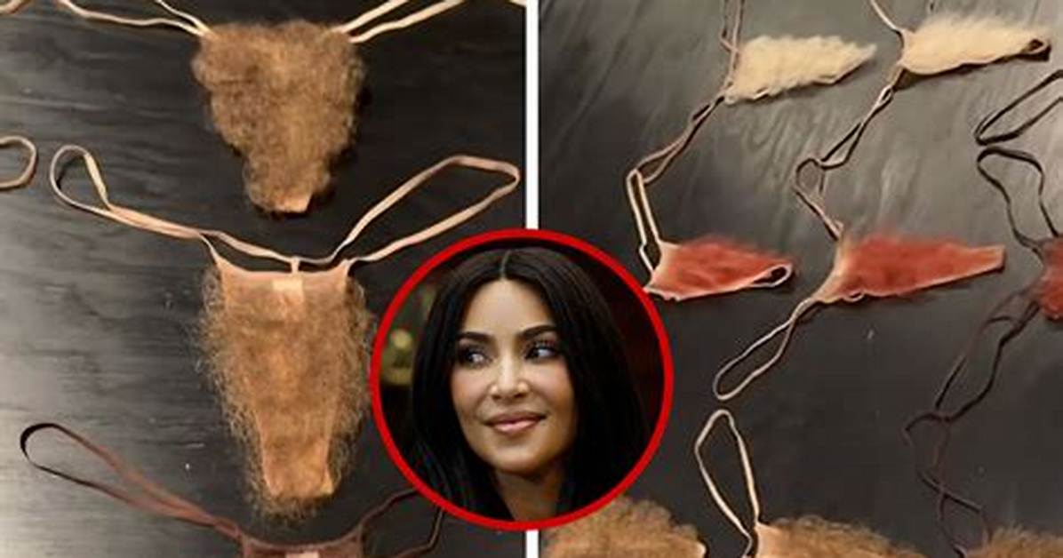 Kim Kardashian Wears Designer Granny Panties to the Beach
