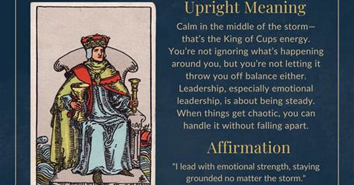 King of Cups Meaning