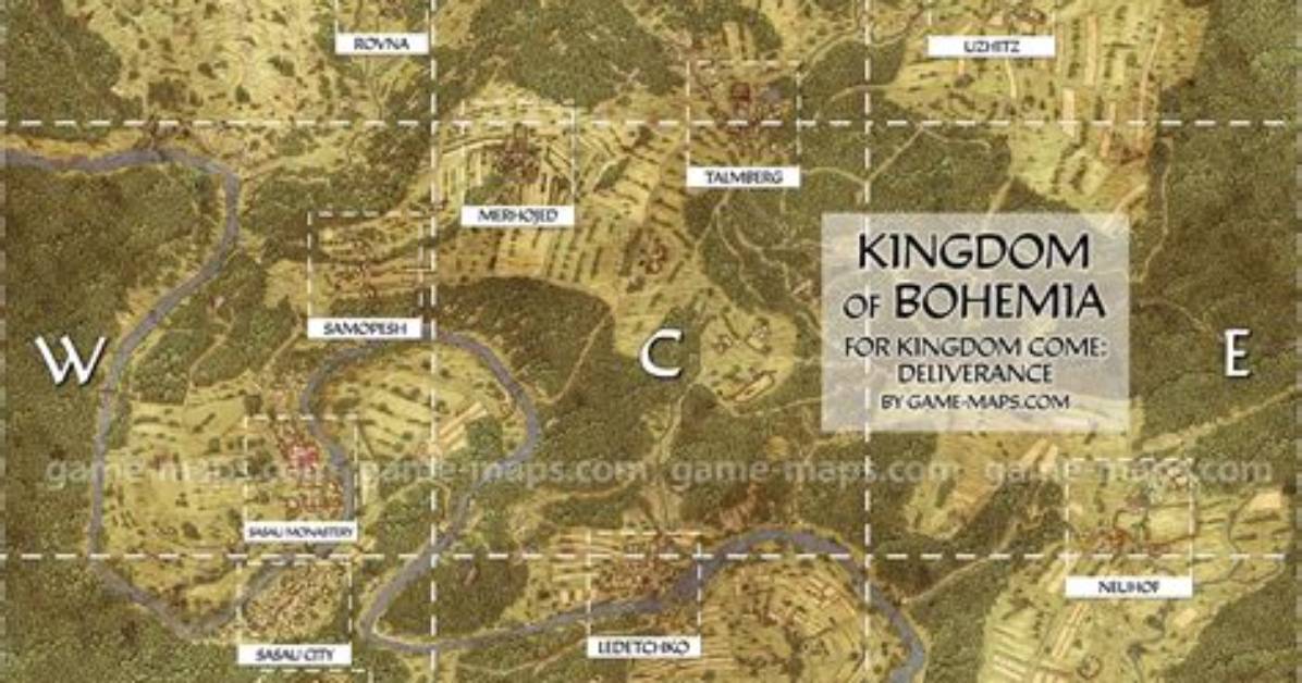 Kingdom Come Deliverance World Map