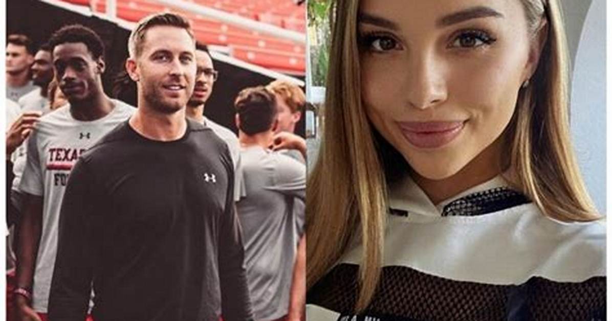 Kliff Kingsbury's Girlfriend Veronica Bielik