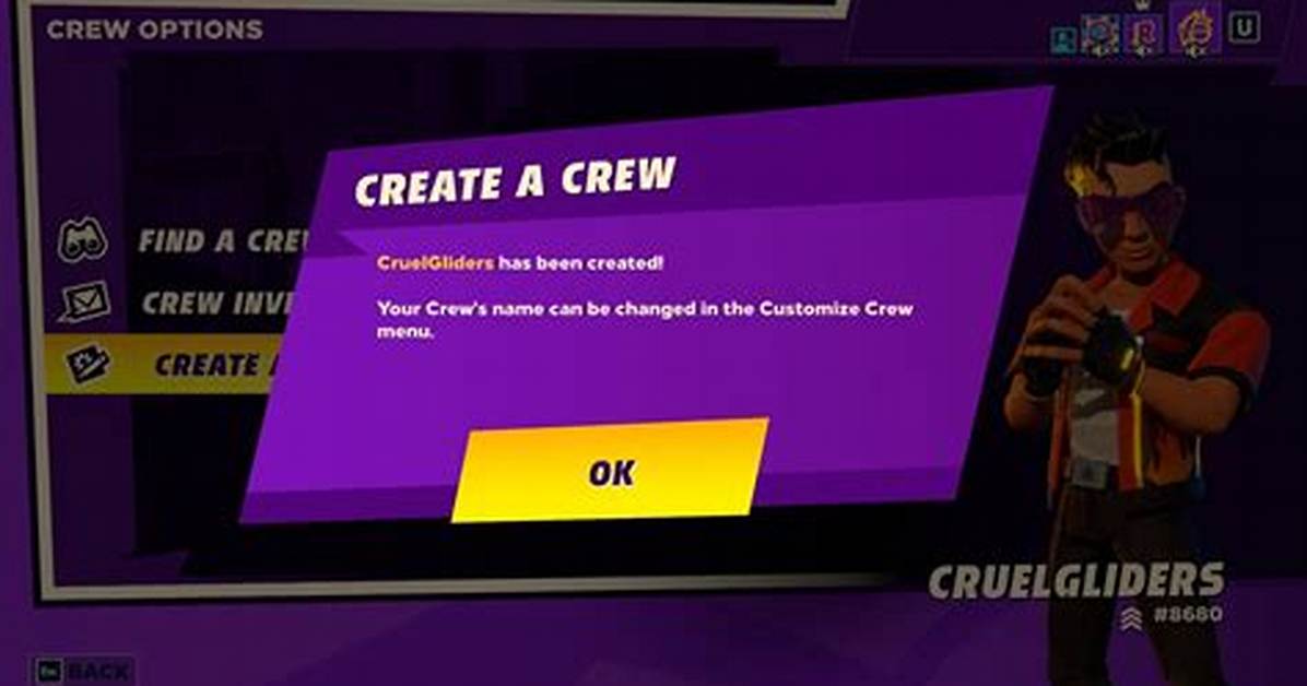 Knockout City - How to Create a Crew, Invite Friends and Accept Invites