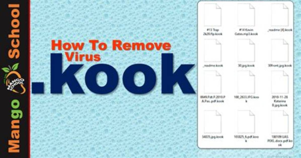 Kook Virus ☣ (. Kook File Ransomware) — Decrypt+Removal Tool