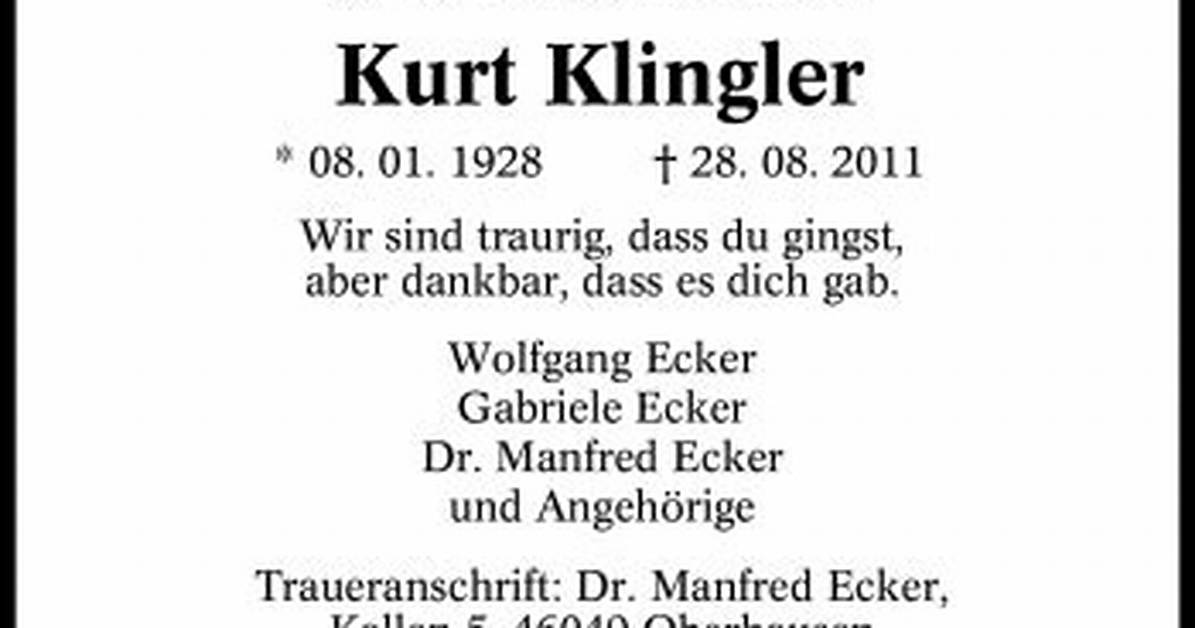 Kurt Klingler of Hillsborough, Nj Died: Family Mourns His Death