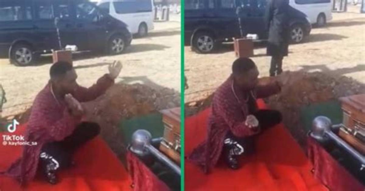 Kwazulu-Natal Man Spills Family Secrets at Mother’s Funeral, Video Leaves Sa Dumbstruck: “Forgive”