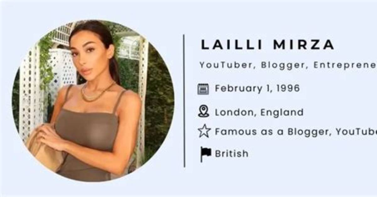 Lailli Mirza Net Worth