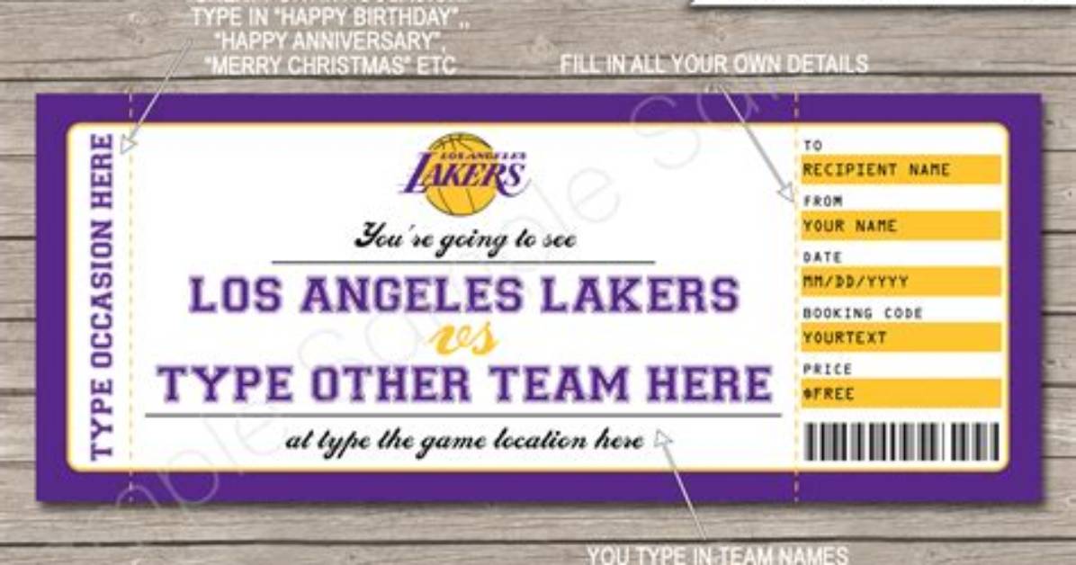 Laker Tickets