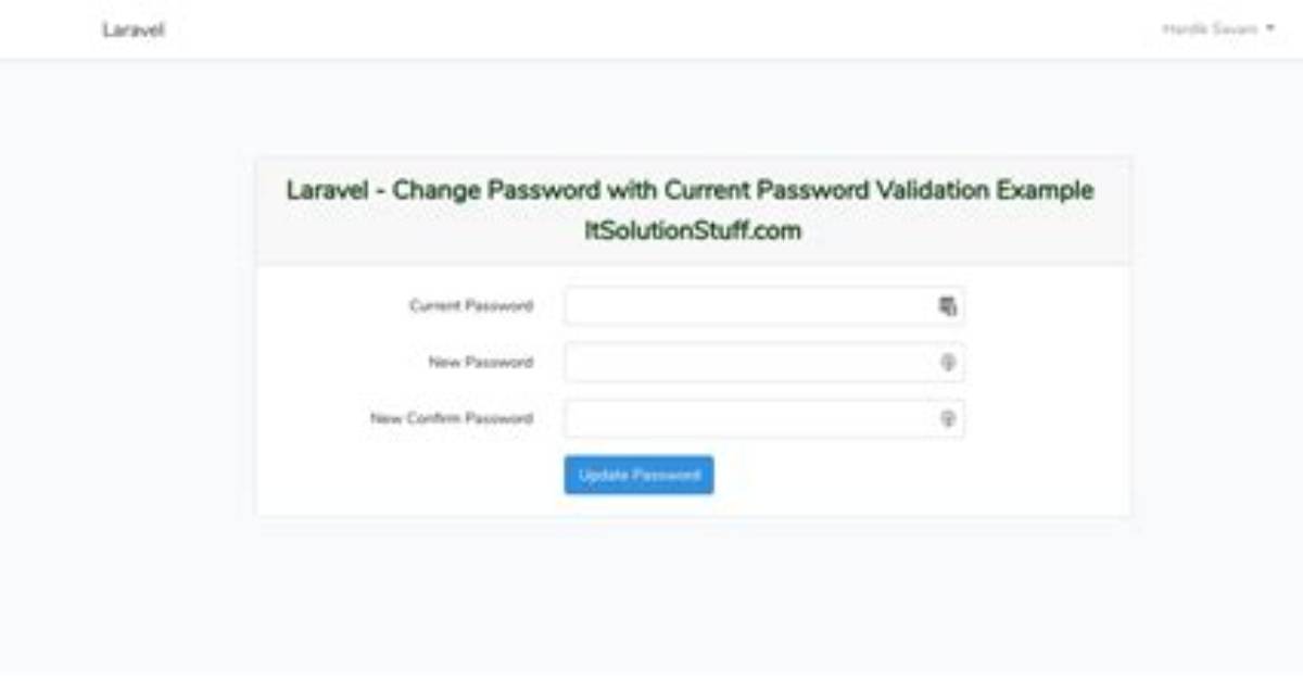 Laravel Password & Password_Confirmation Validation