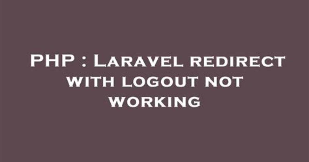 Laravel Redirect with Data Not Working
