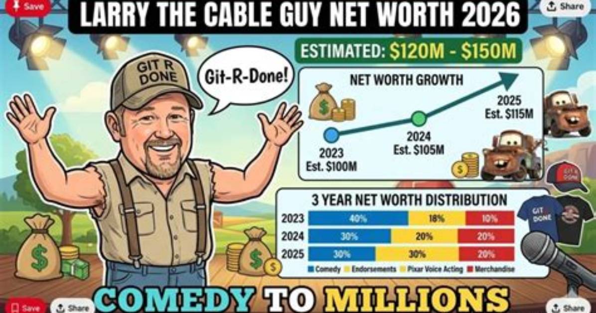 Larry the Cable Guy Net Worth