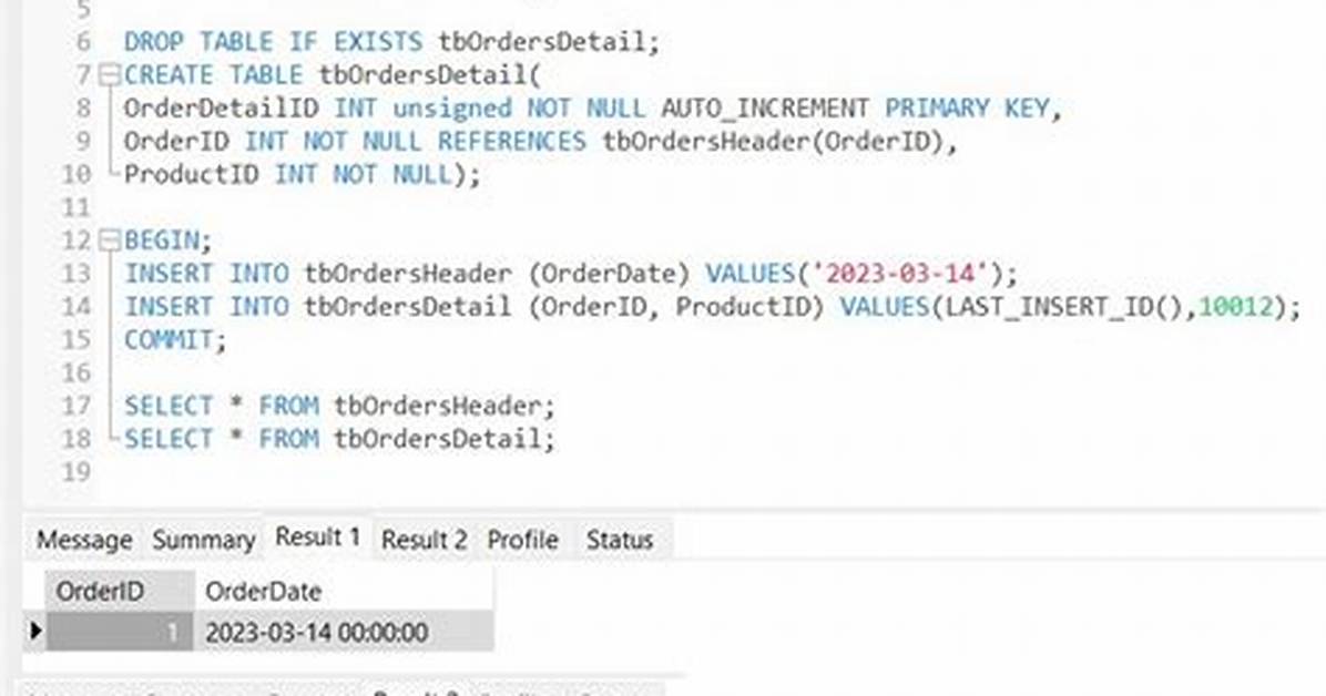 Last_Insert_Id() Mysql