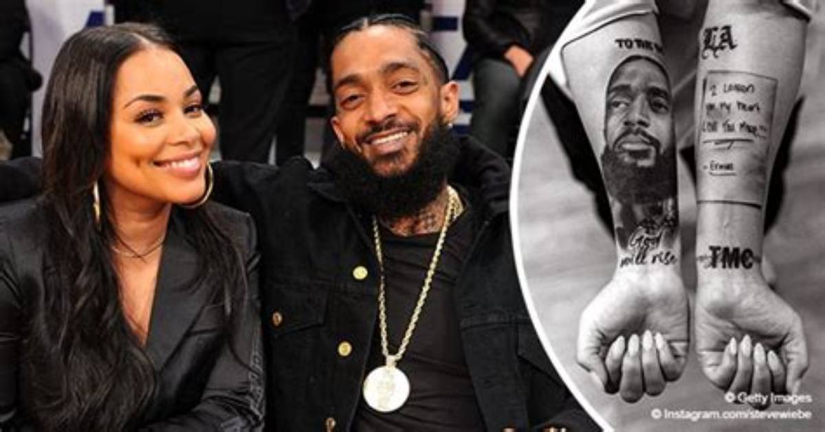 Lauren London Gets Tattoo of Nipsey Hussle Note