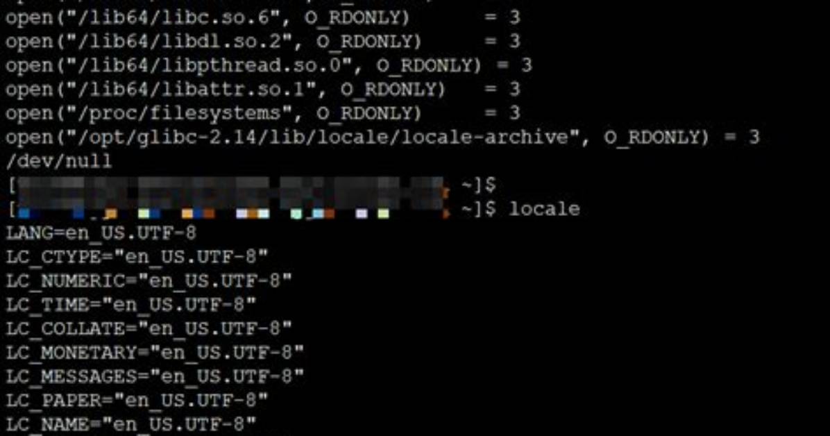 Lc_All=C Is Set, No Idea Why