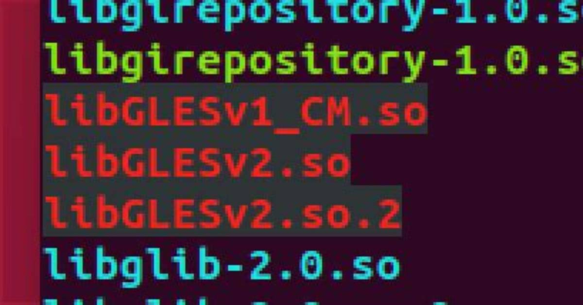 Ld Cannot Find 'Glesv2' Library