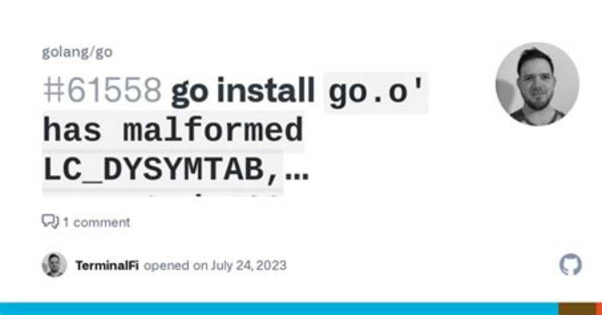 Ld: Warning: Has Malformed Lc_Dysymtab