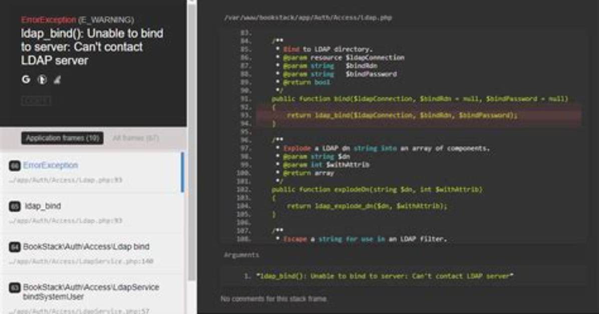 Ldap_Bind Can't Contact Ldap Server