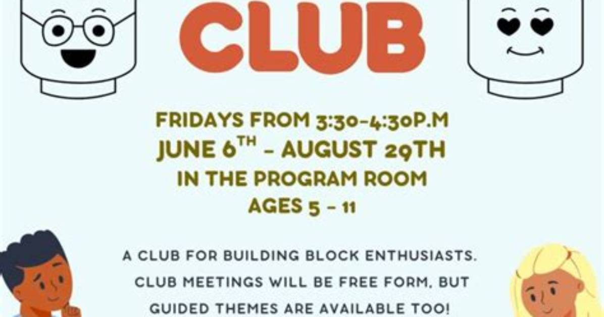 🧱 Lego Club at Mill Memorial Library
