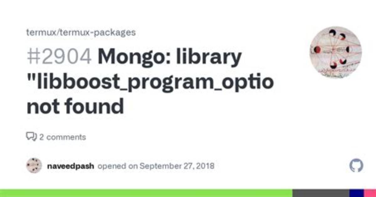 Libboost_Program_Options. So Not Found Even Though the Package Is Installed