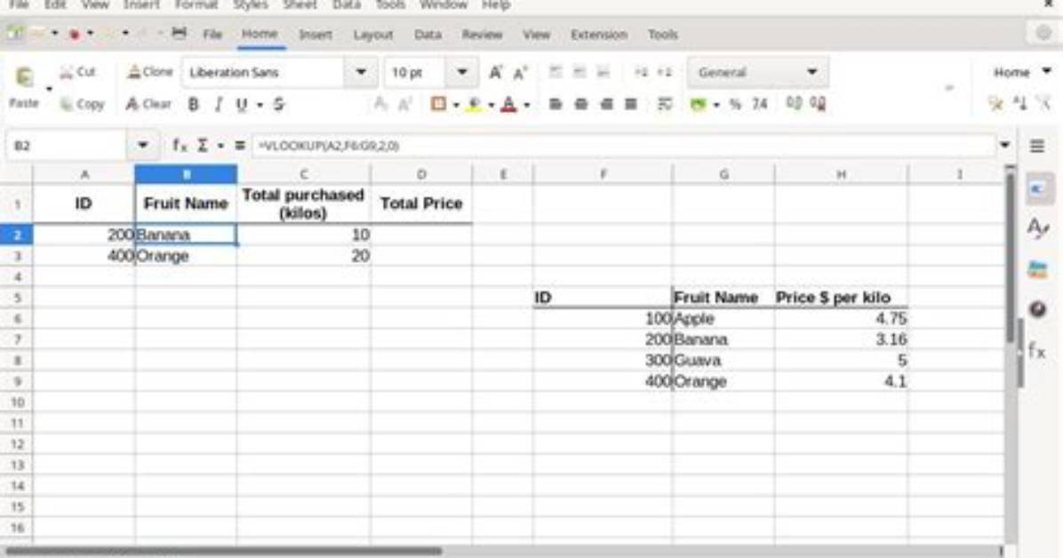 Libreoffice Spreadsheet Unable to Reference Columns by Name