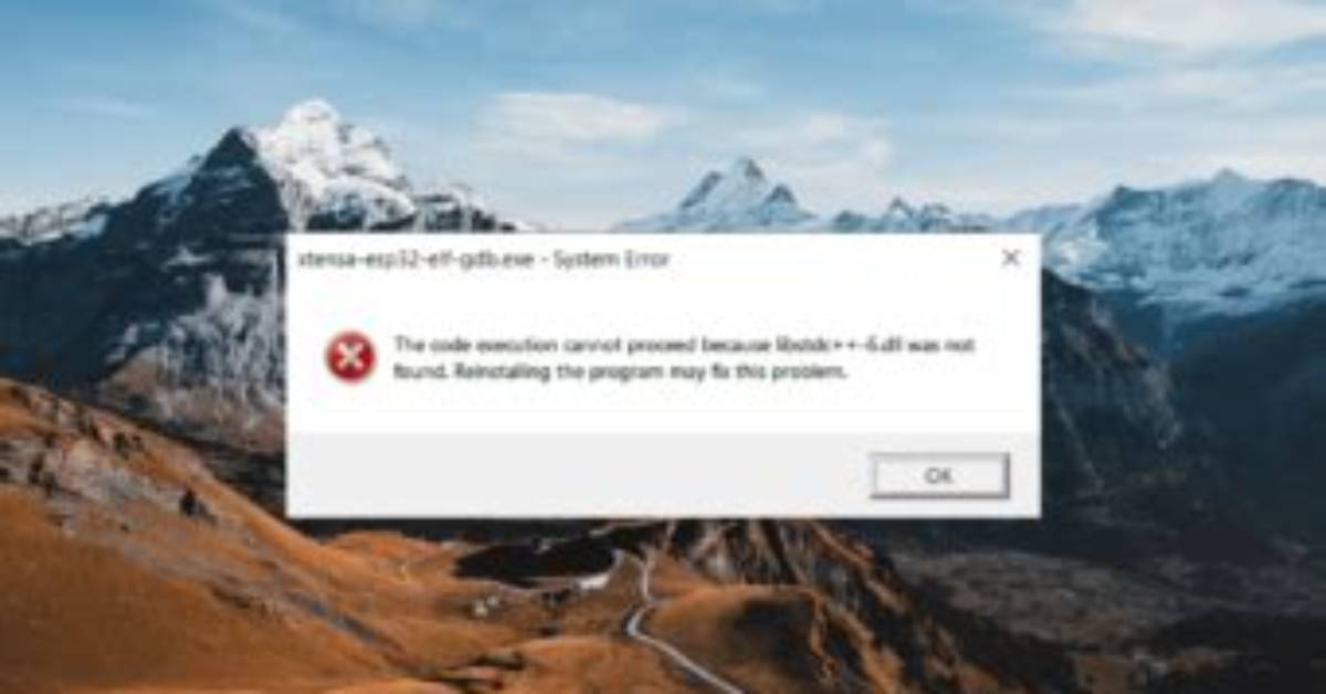 Libstdc++-6. Dll Not Found