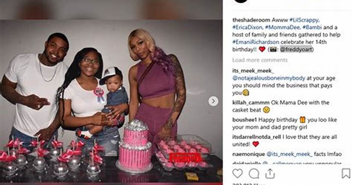 Lil Scrappy and Bambi Celebrate Daughter's 1St Birthday