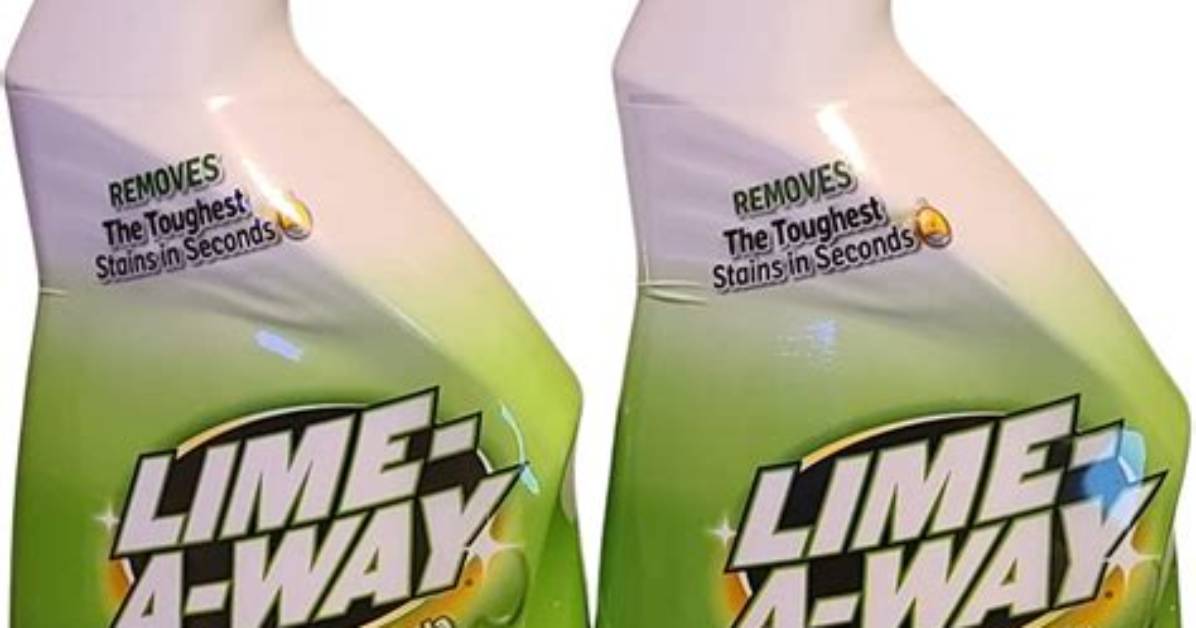 Lime Away and Bleach