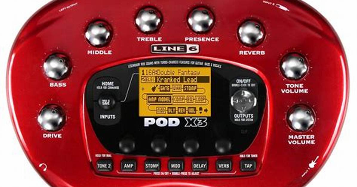Line 6 Pod X3 Functionality
