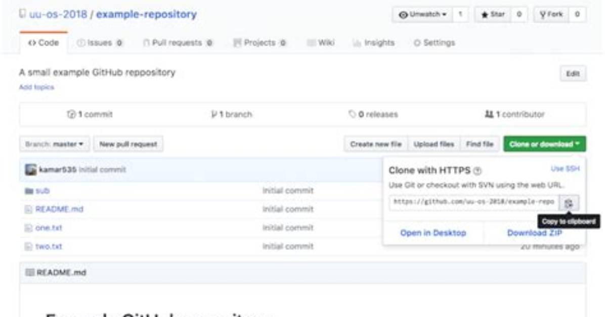 Link to Existing Github Repository
