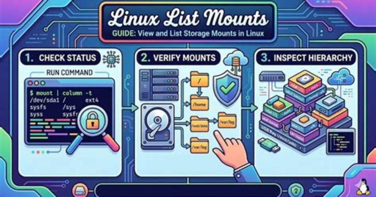 List All Mounts in Linux