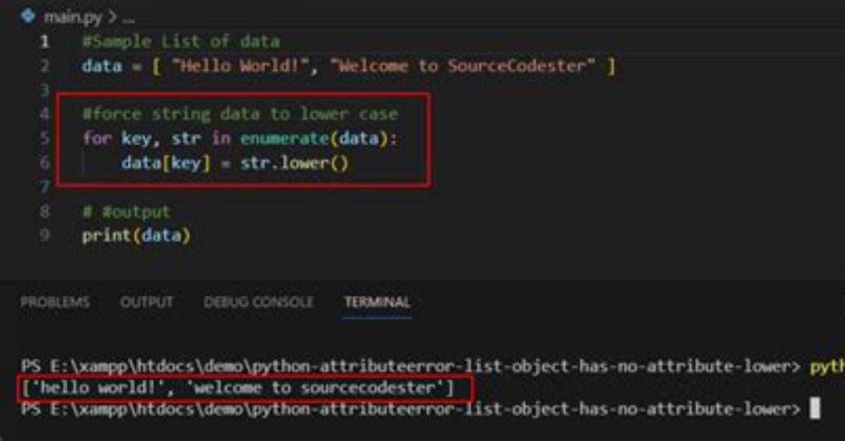 'List' Object Has No Attribute 'Find'