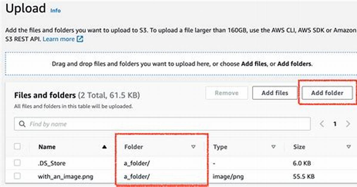 Listing Folders on S3
