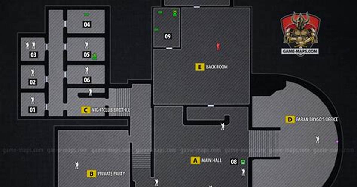 Little Vegas Map with Walkthrough