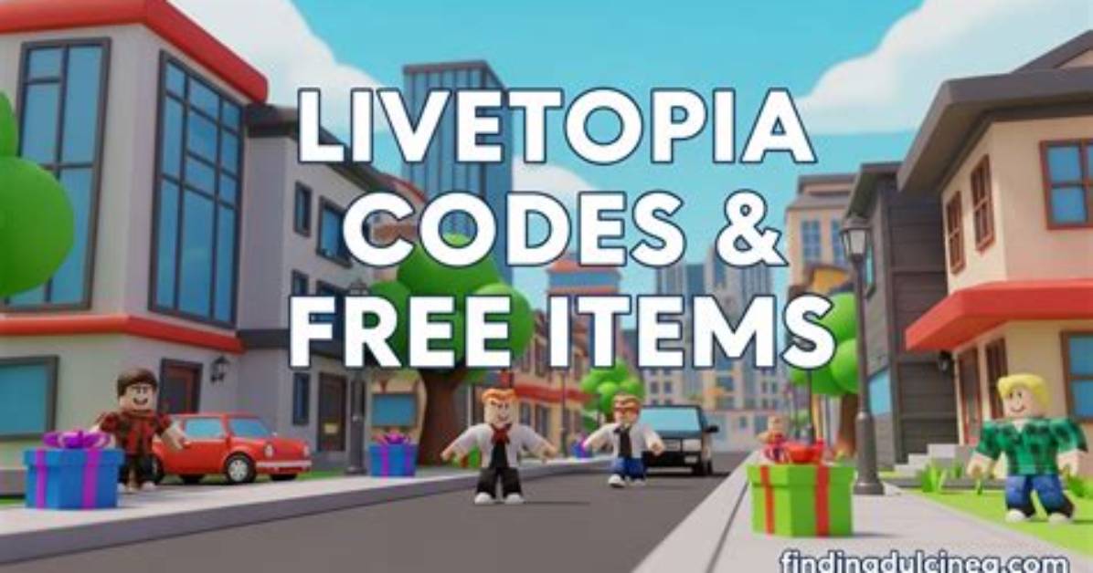 Livetopia Codes Roblox (June 2022)