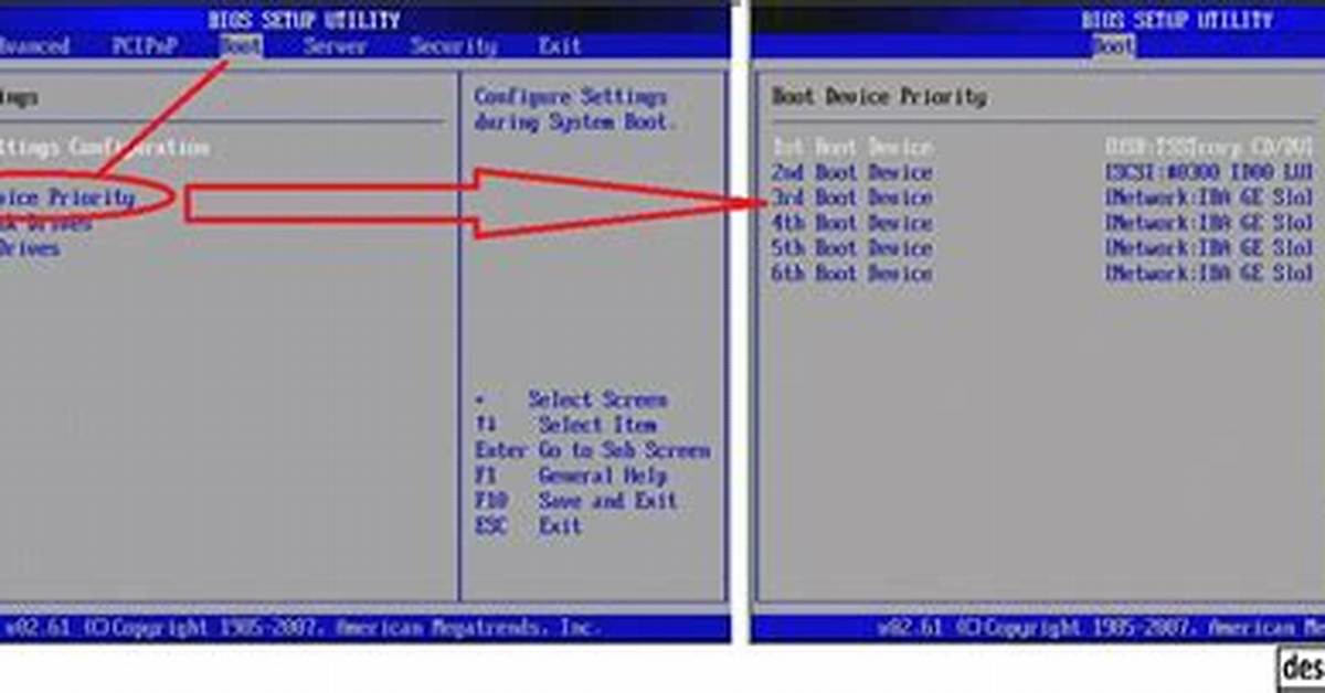 Lock Boot Order List in Bios?