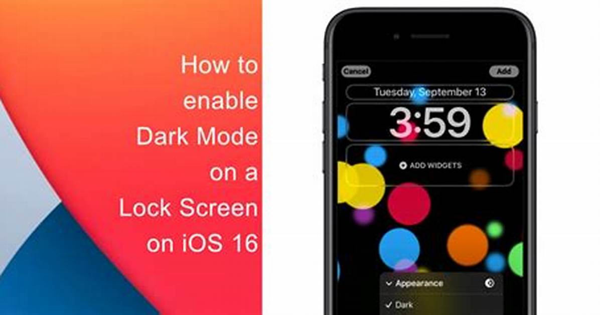 Lock Screen Shell Not in Dark Mode / Specific Theme