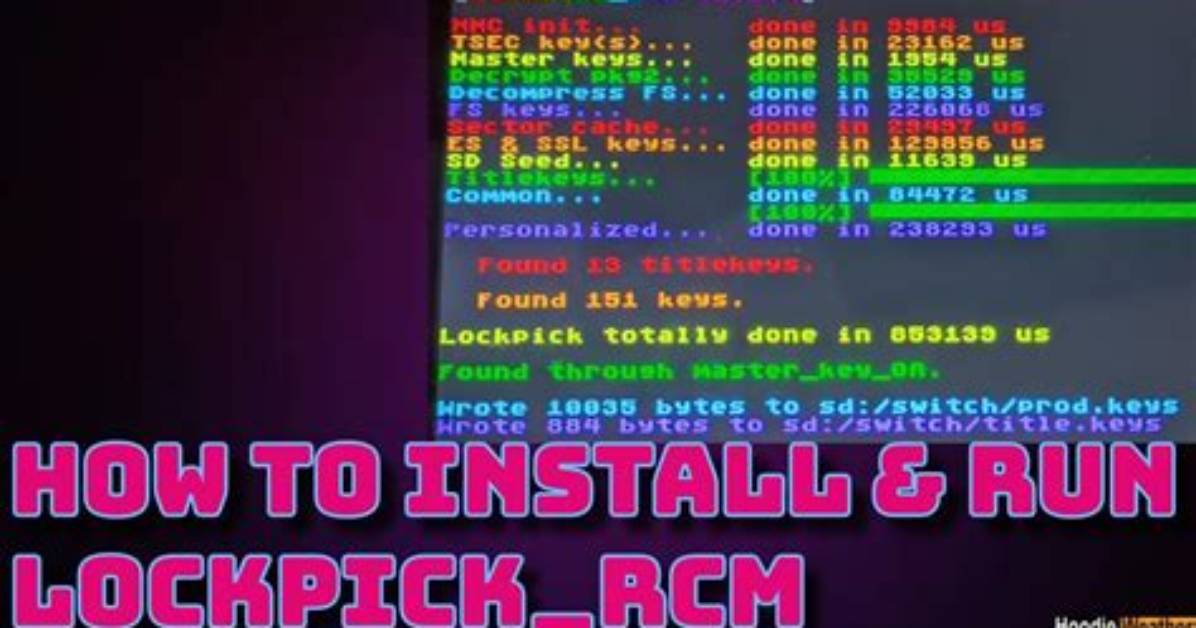 Lockpick Rcm Switch - Gamebrew