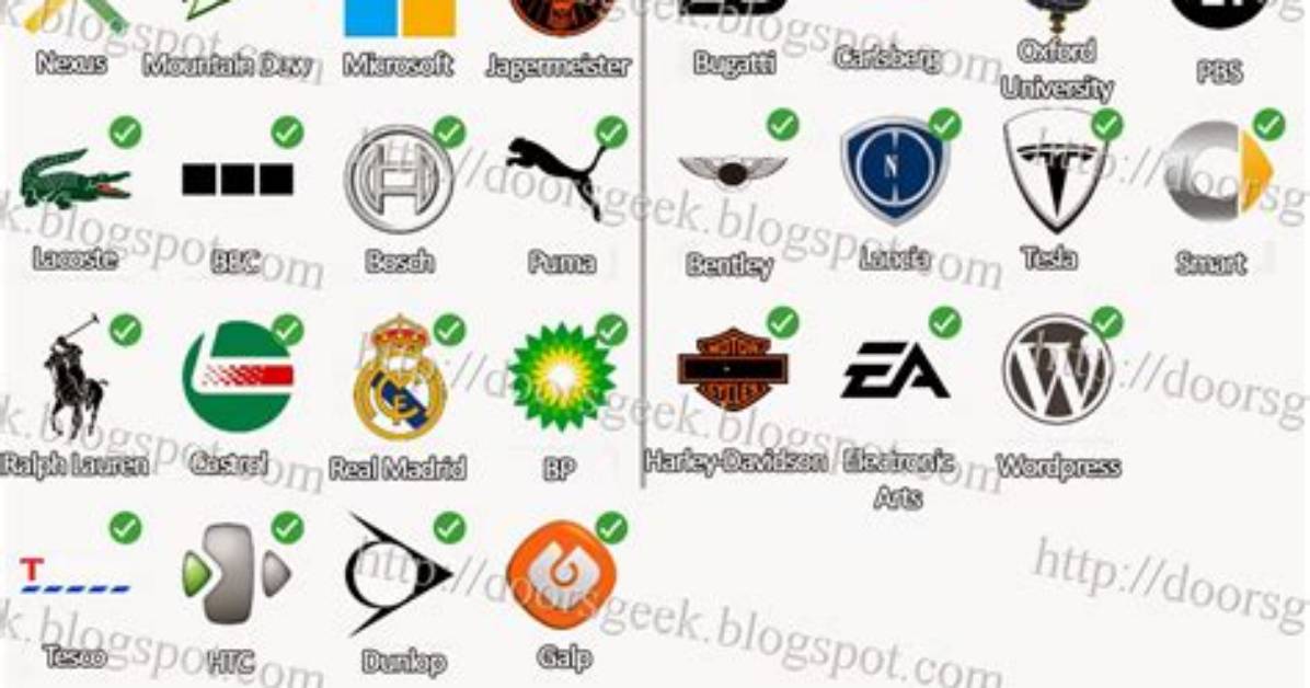 Logo Quiz 2022 Level 7 Answers [All Logos]