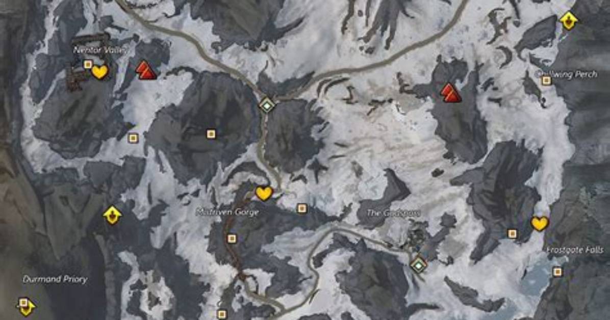 Lornar's Pass Map Guild Wars 2