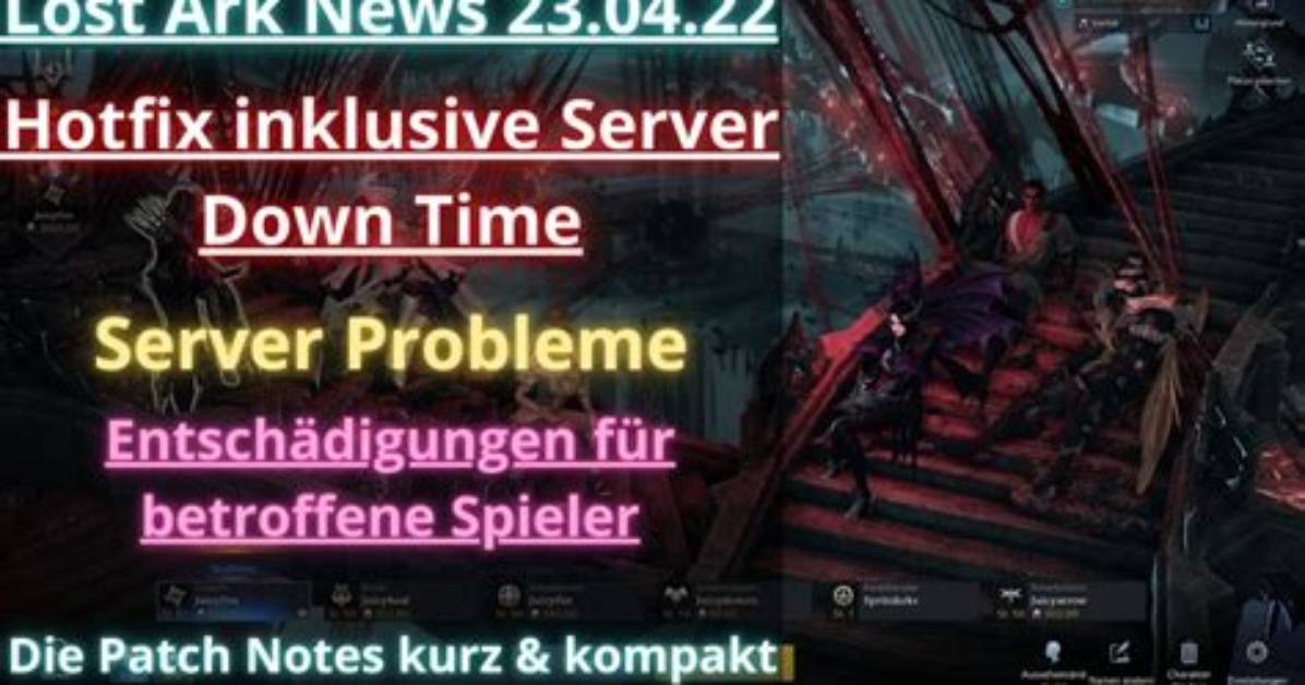 Lost Ark Maintenance & Downtime for Server Hotfix Update (April 10)