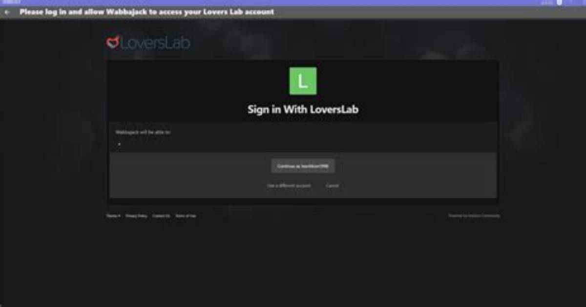 Loverslab. Com Login Safely, Analysis & Comments