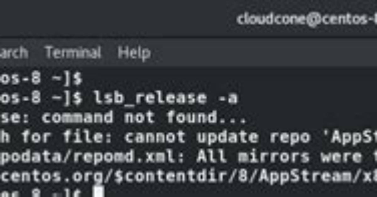 Lsb_Release Command Not Found