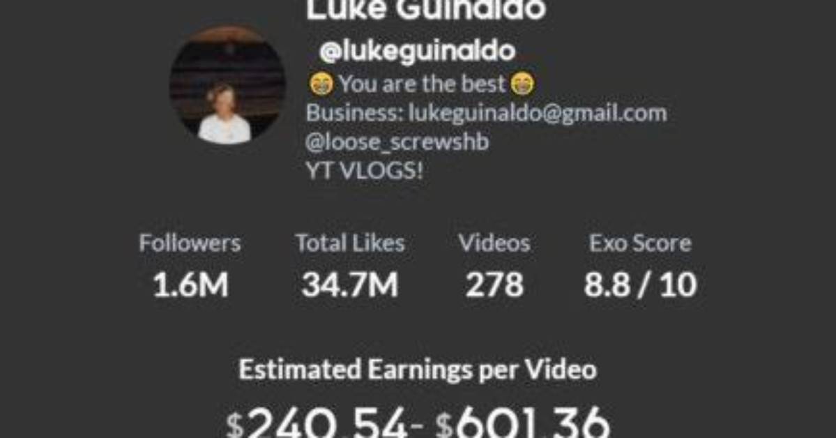 Luke Guinaldo Net Worth