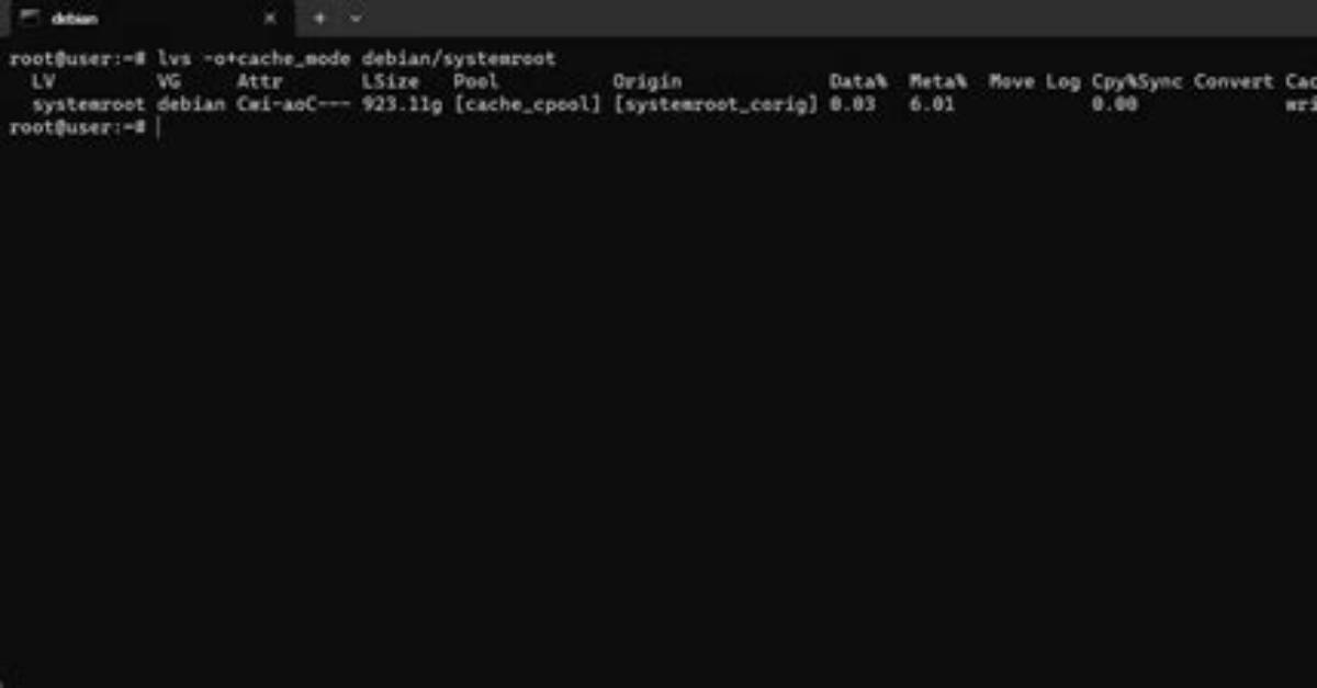 Lvm Cache Does Not Give Any Performance Enhancement